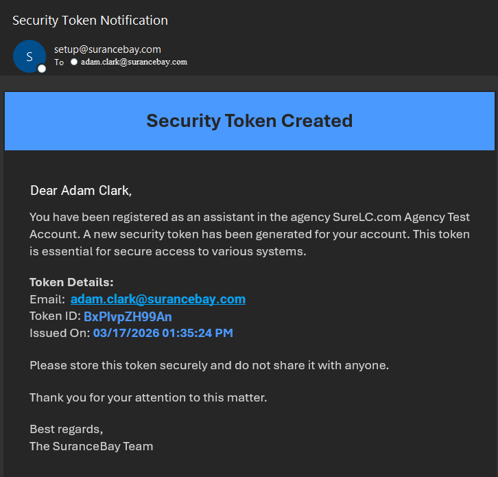 Assistant Security Token Email.png