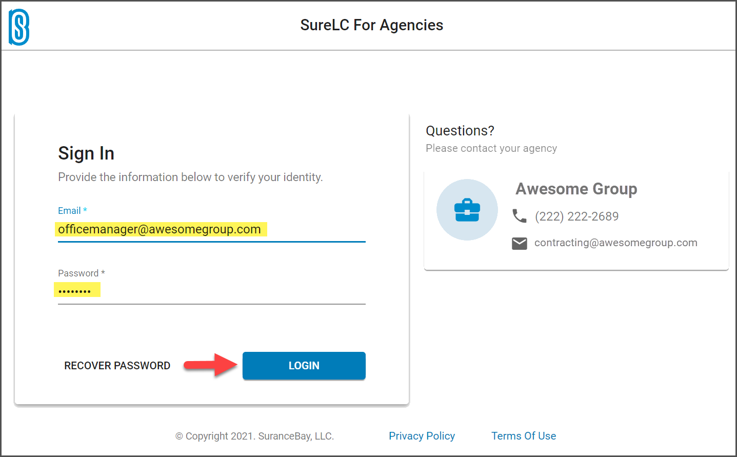 SureLC_for_Agencies_Login_Page.png