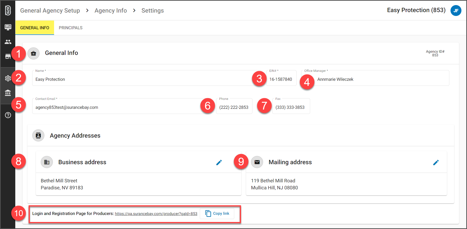 SureLC One Agency Settings Help Center